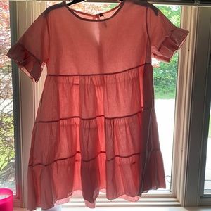 Leave ‘Em in Tiers Ruffle Mini Dress